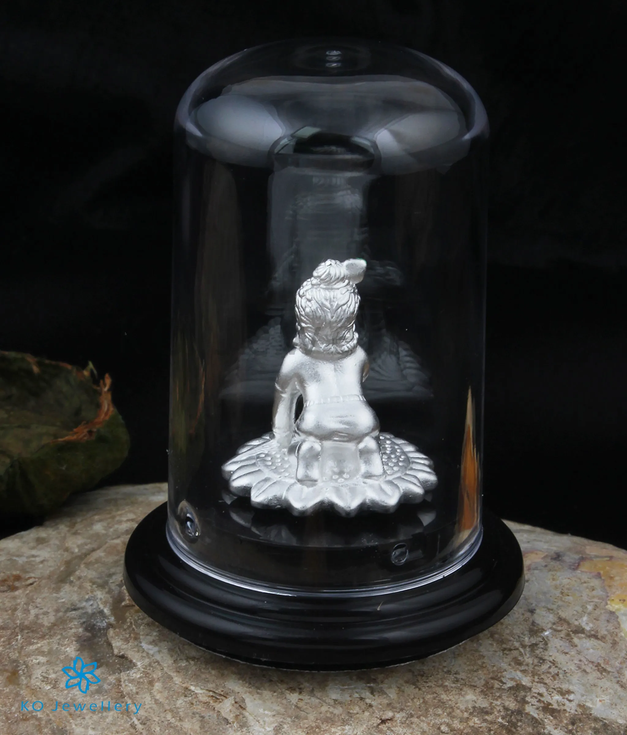 The Makhan Krishna 999 Pure Silver Idol (2.75 inches)