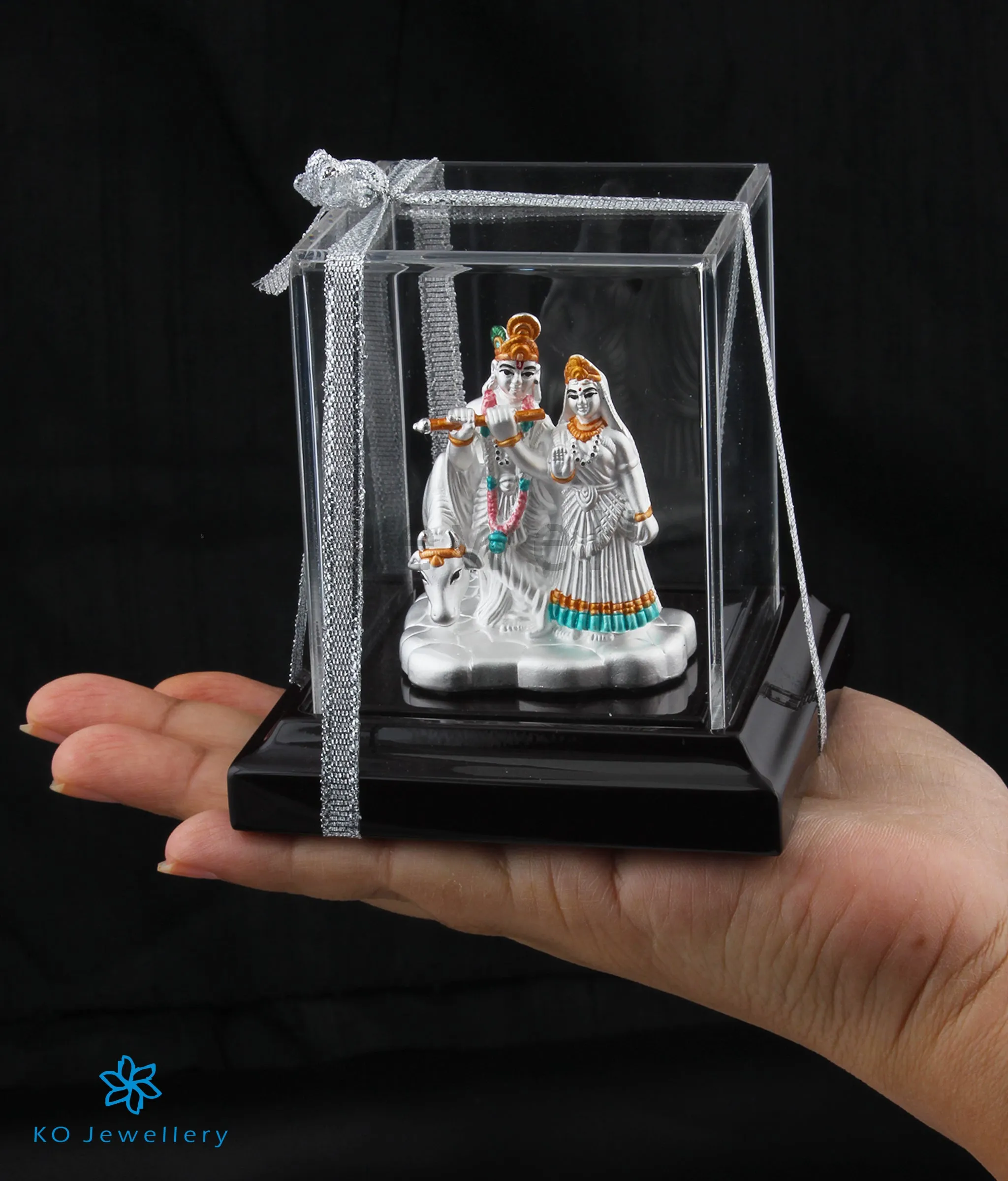 The Radhe Shyam 999 Pure Silver Idol (4 inches)