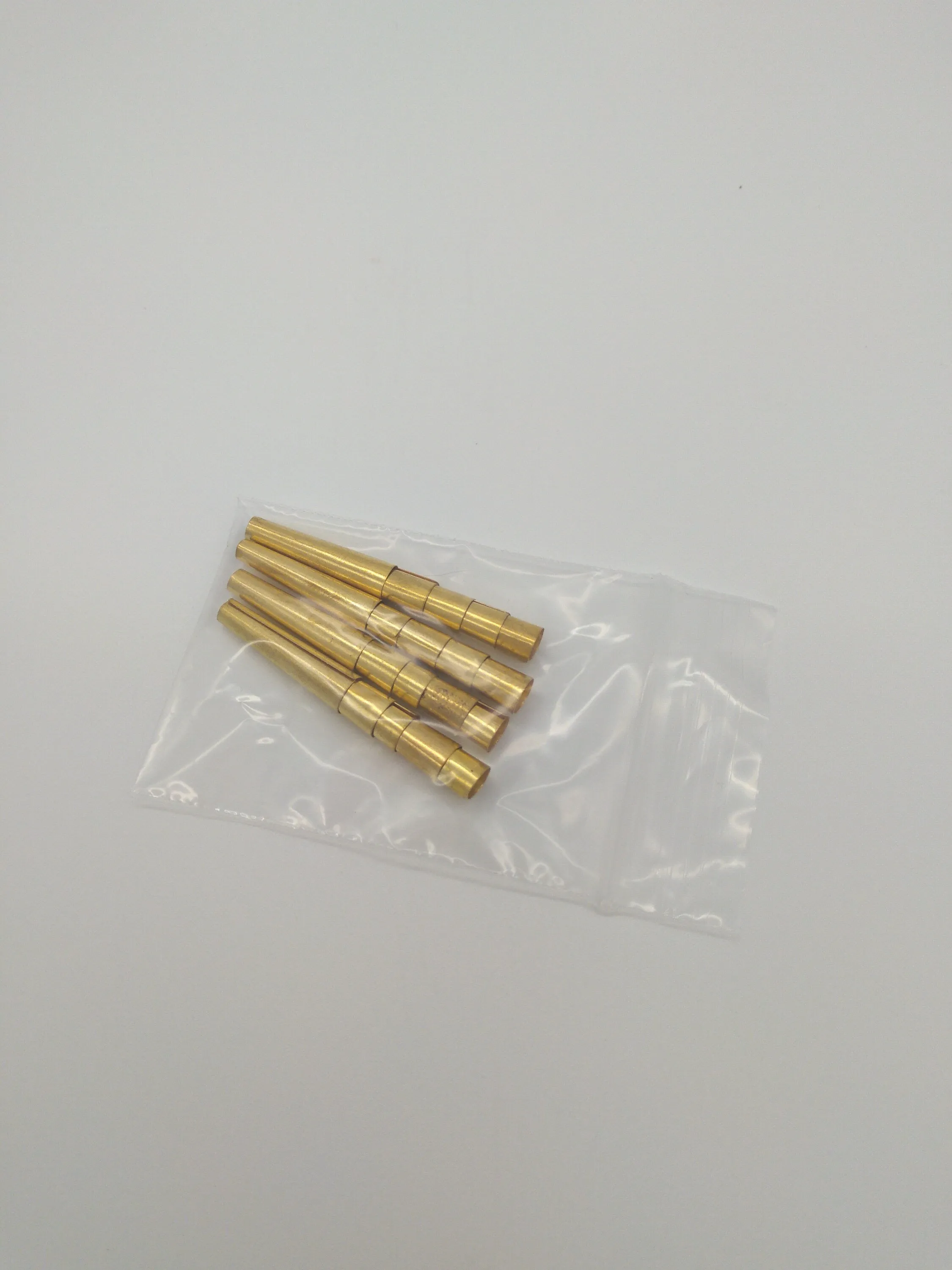 Tin Cones Brass Coated   3/4", 1", 1 1/4" for Regalia, Fringes, Beading, Decoration and Sound