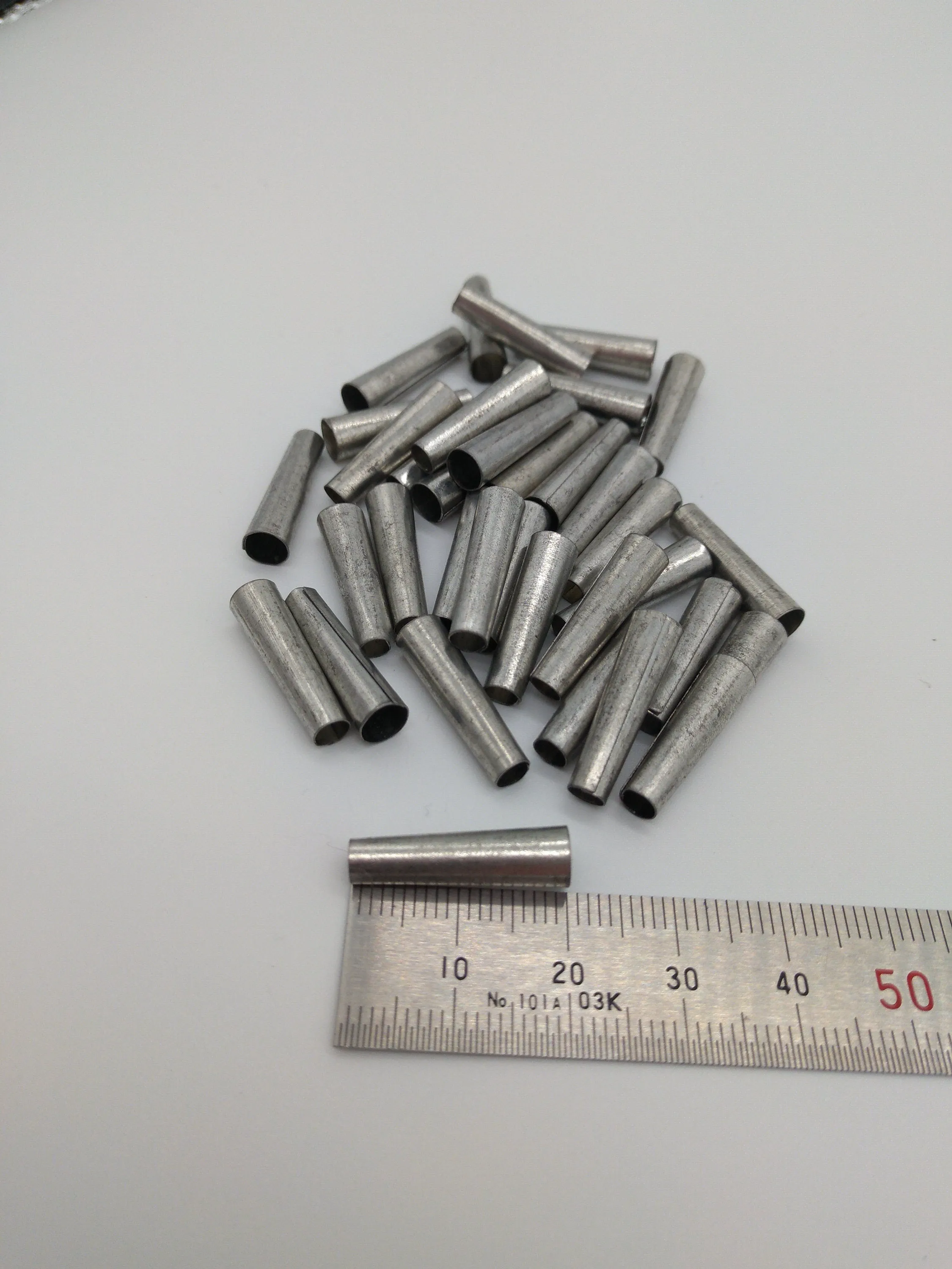 Tin Cones Polished Select packages of 20 or 50 pcs. Sizes 1 1/4", 1 1/4", and 1 3/8", Regalia, Fringes, Decorations, Jingle cones