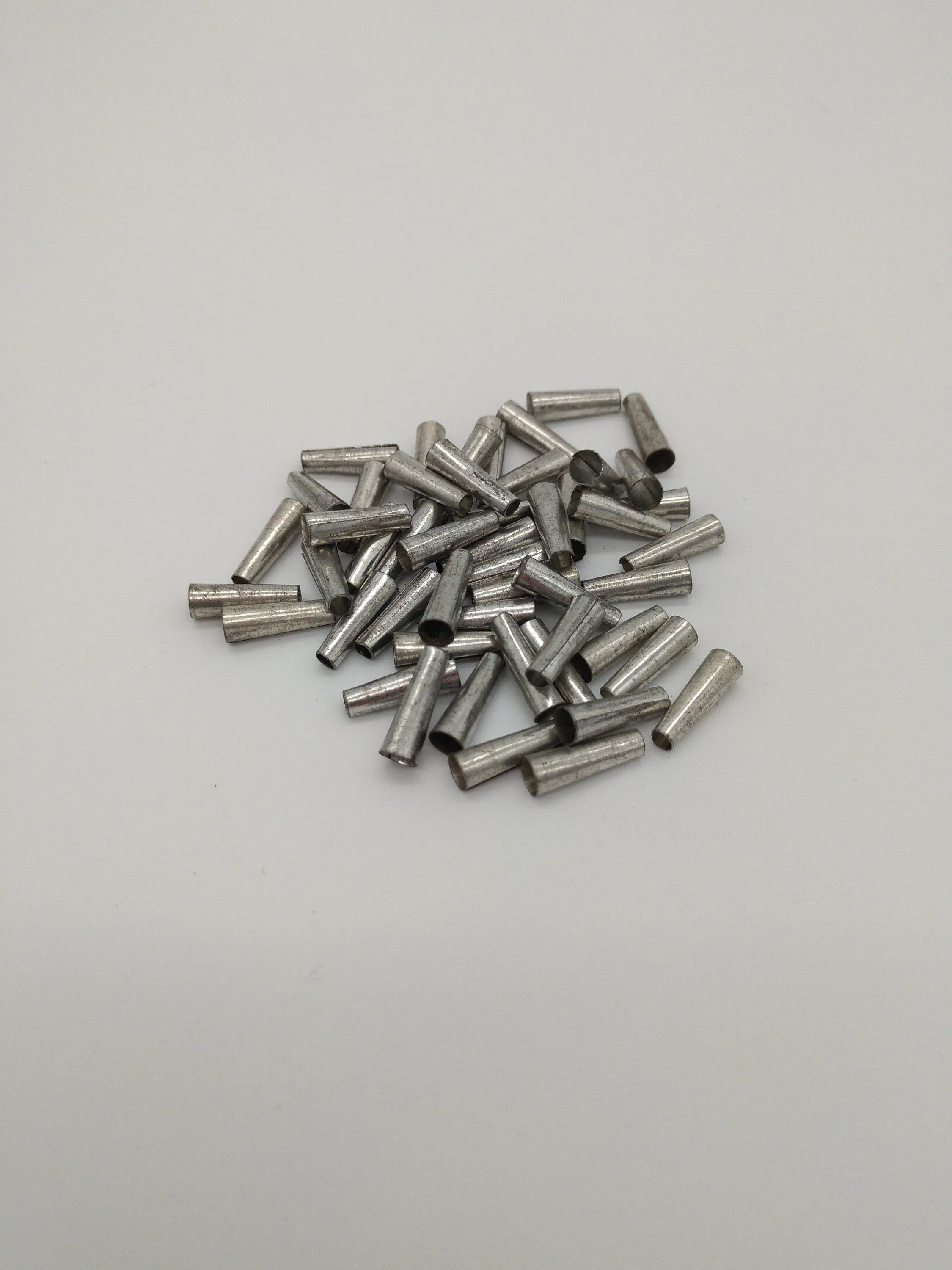 Tin Cones unpolished, Raw 1/2", 3/4", 1", and 1 1/4" packages of 20, 50, or 100, for Regalia, Trim  Fringes, and sound