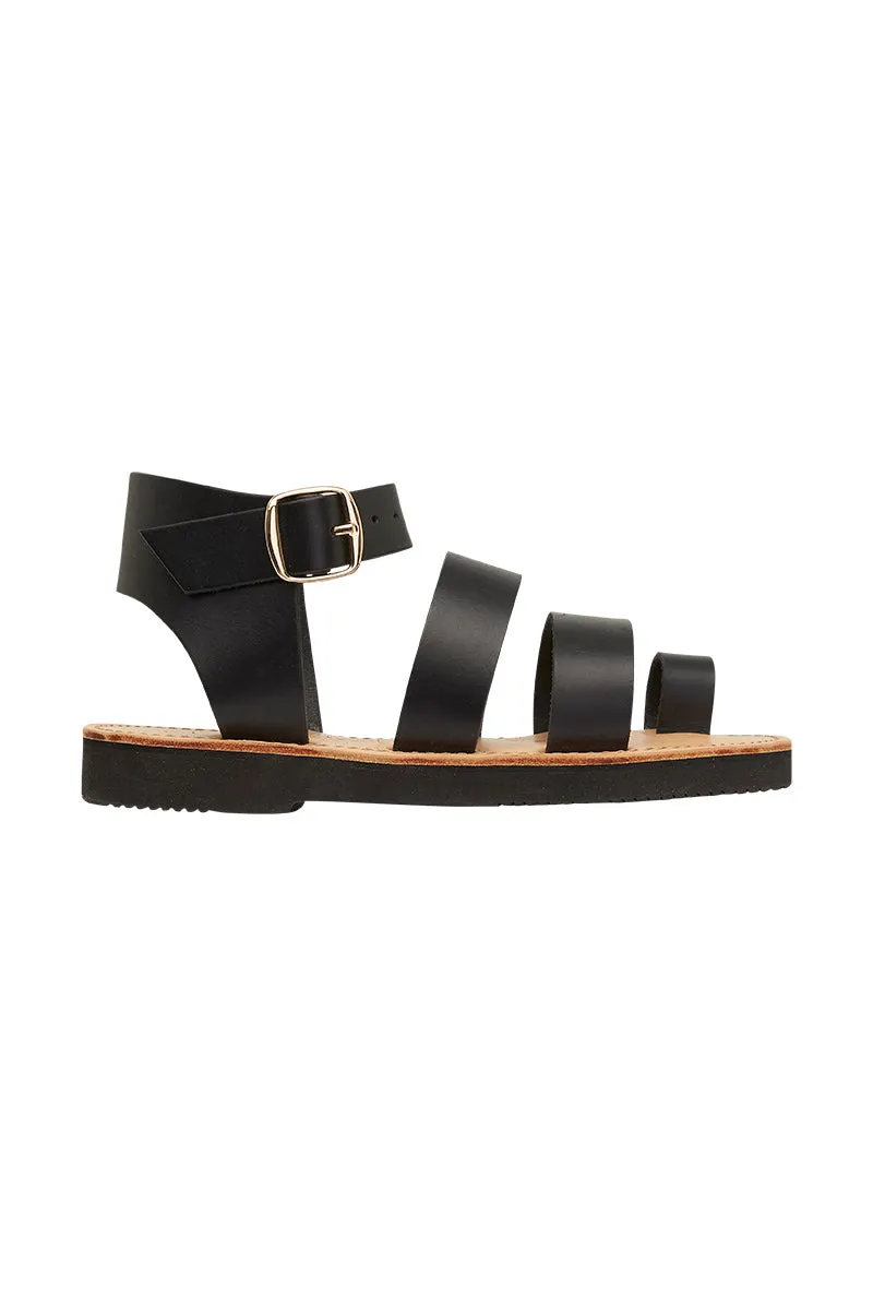 TOE GRAB SANDAL - BLACK