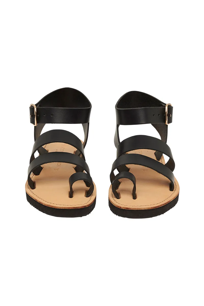 TOE GRAB SANDAL - BLACK