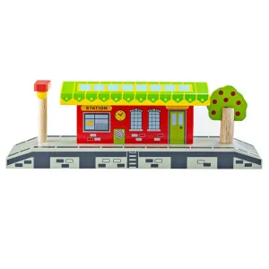 Village Train Station - Wooden Toy