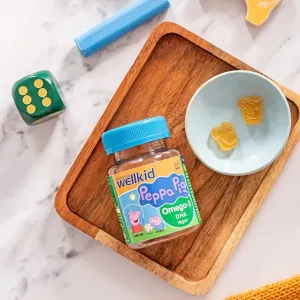 wellkid peppa pig  omega-3 dha vegan 3-7years