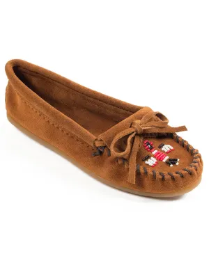 Women's Minnetonka Thunderbird II Moccasins - Brown
