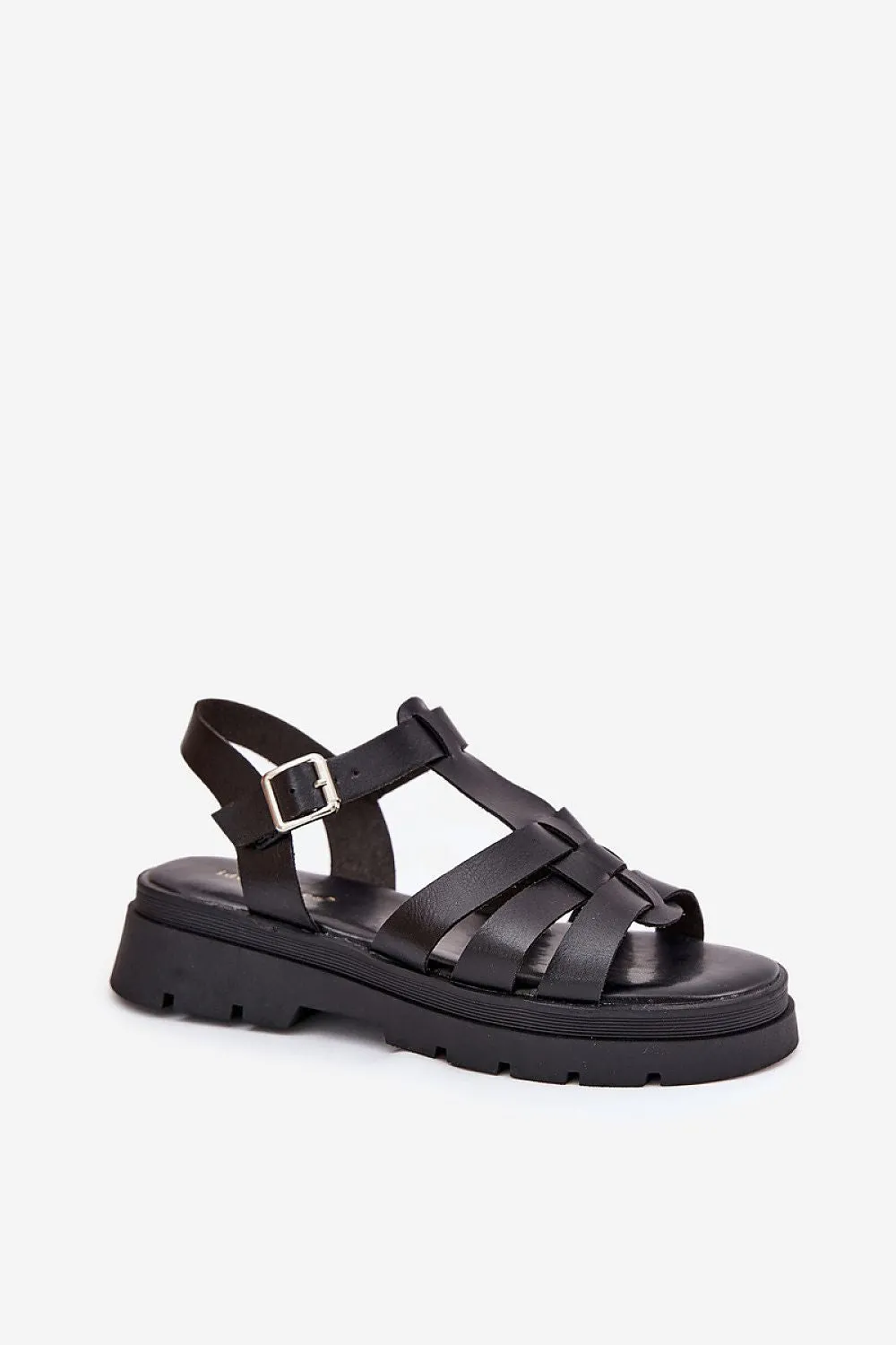 Women's sandals made of eco leather